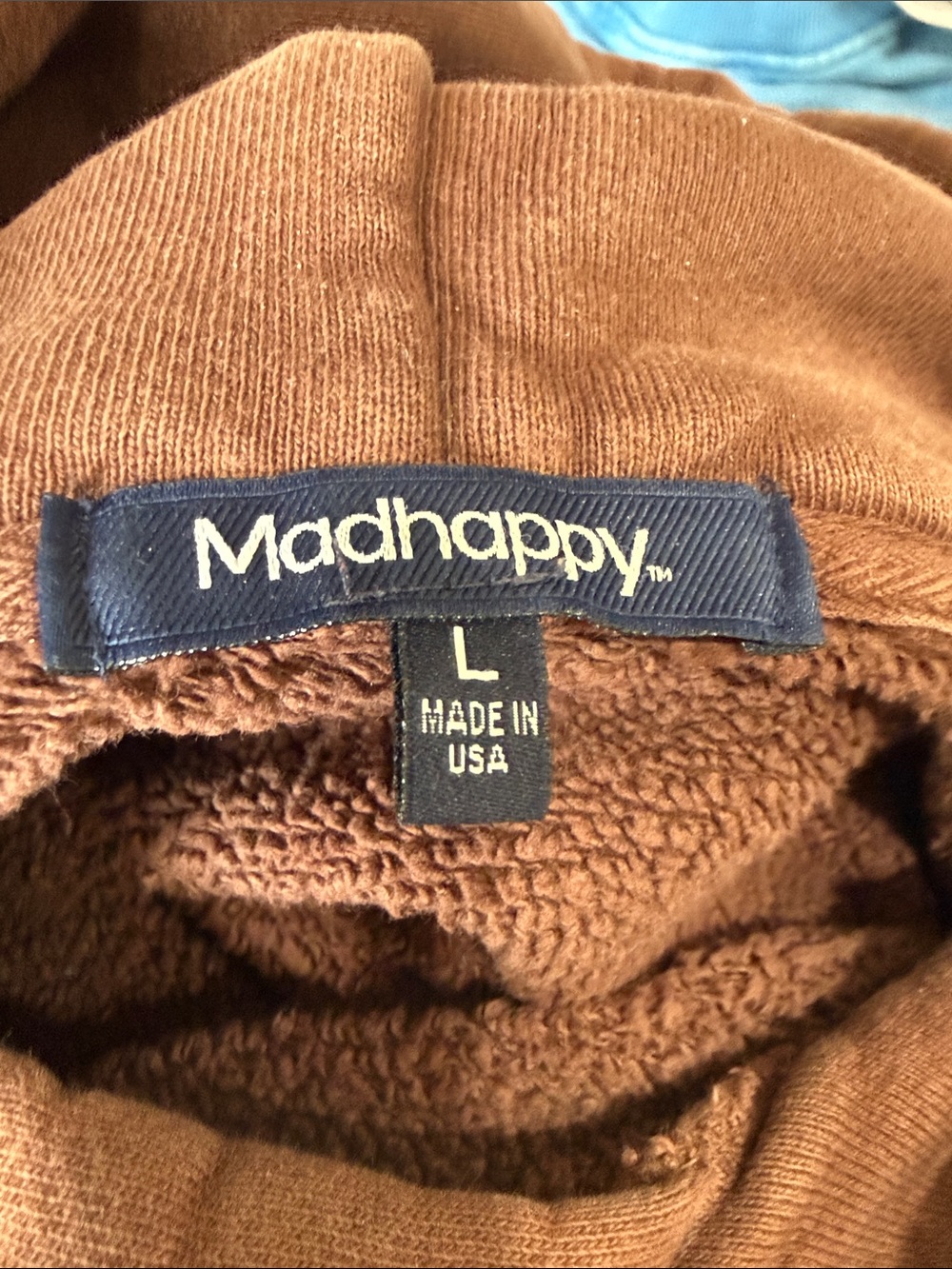 Madhappy Rust Brown Fleece Hoodie
